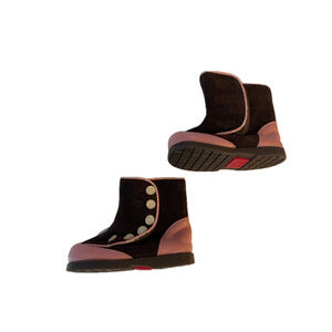 See Kai Run bay girl Boots Size 4 Brown Pink